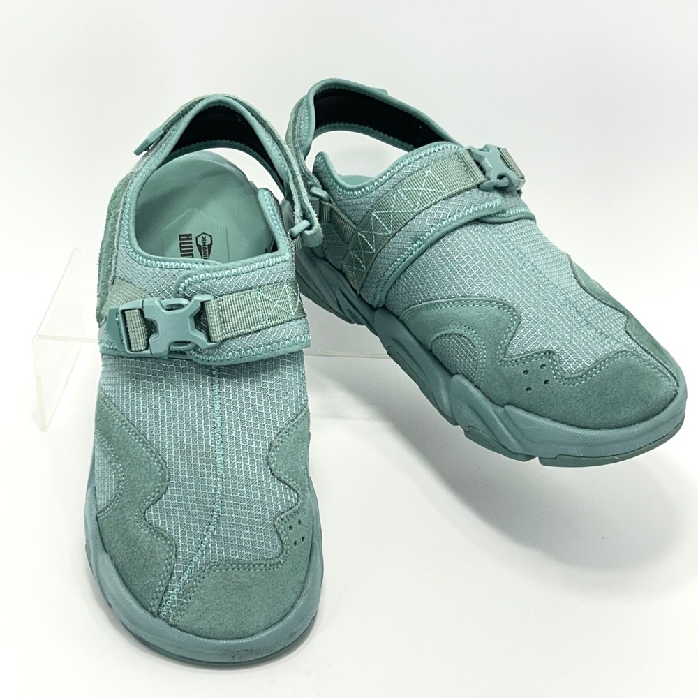 Puma Mens Size 11 TS-01 Tonal Adriatic Sandals Aqua Teal Backstrap Sneaker Shoes - Picture 3 of 13